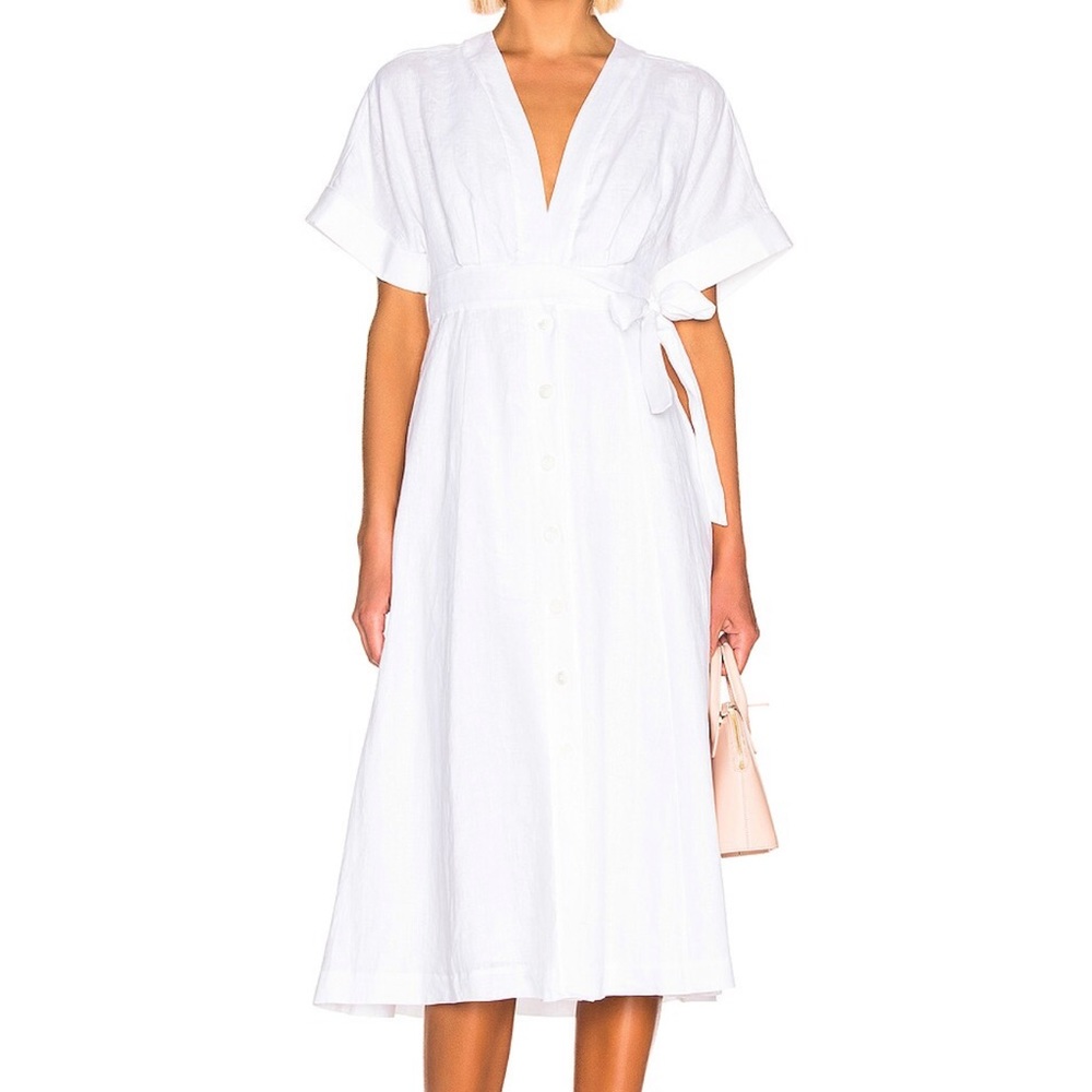 COPY - Equipment
Nauman Linen Maxi Dress in White